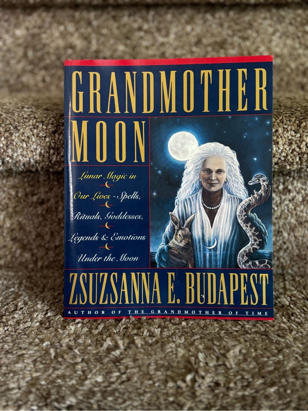 Grandmother Moon by - Navy Blue Hardcover